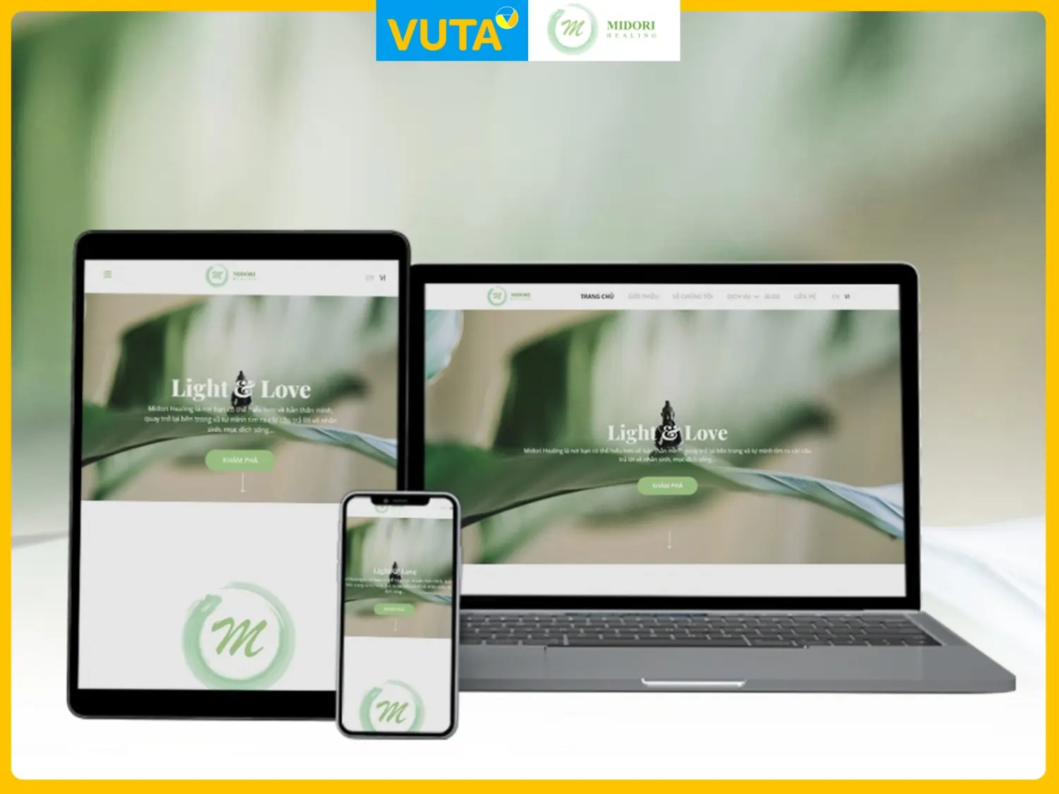 Website Blog & Giáo Dục MIDORI HEALING